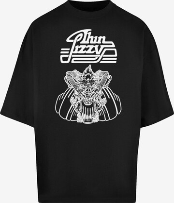 Merchcode Shirt 'Thin Lizzy - Rocker' in Zwart: voorkant