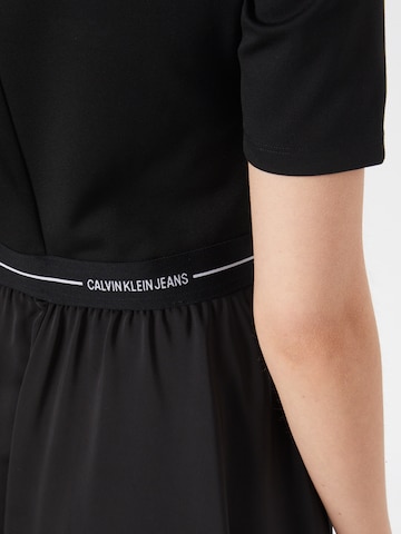 Calvin Klein Jeans Kleid in Schwarz