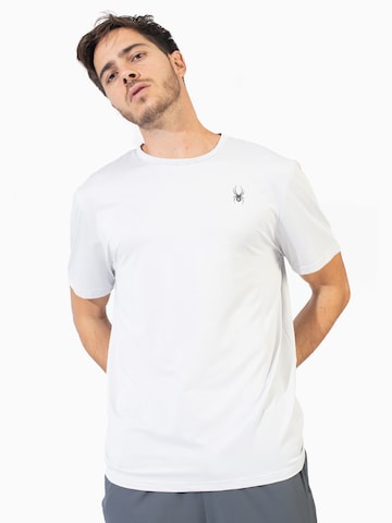 Spyder Koszulka funkcyjna w kolorze biały: przód