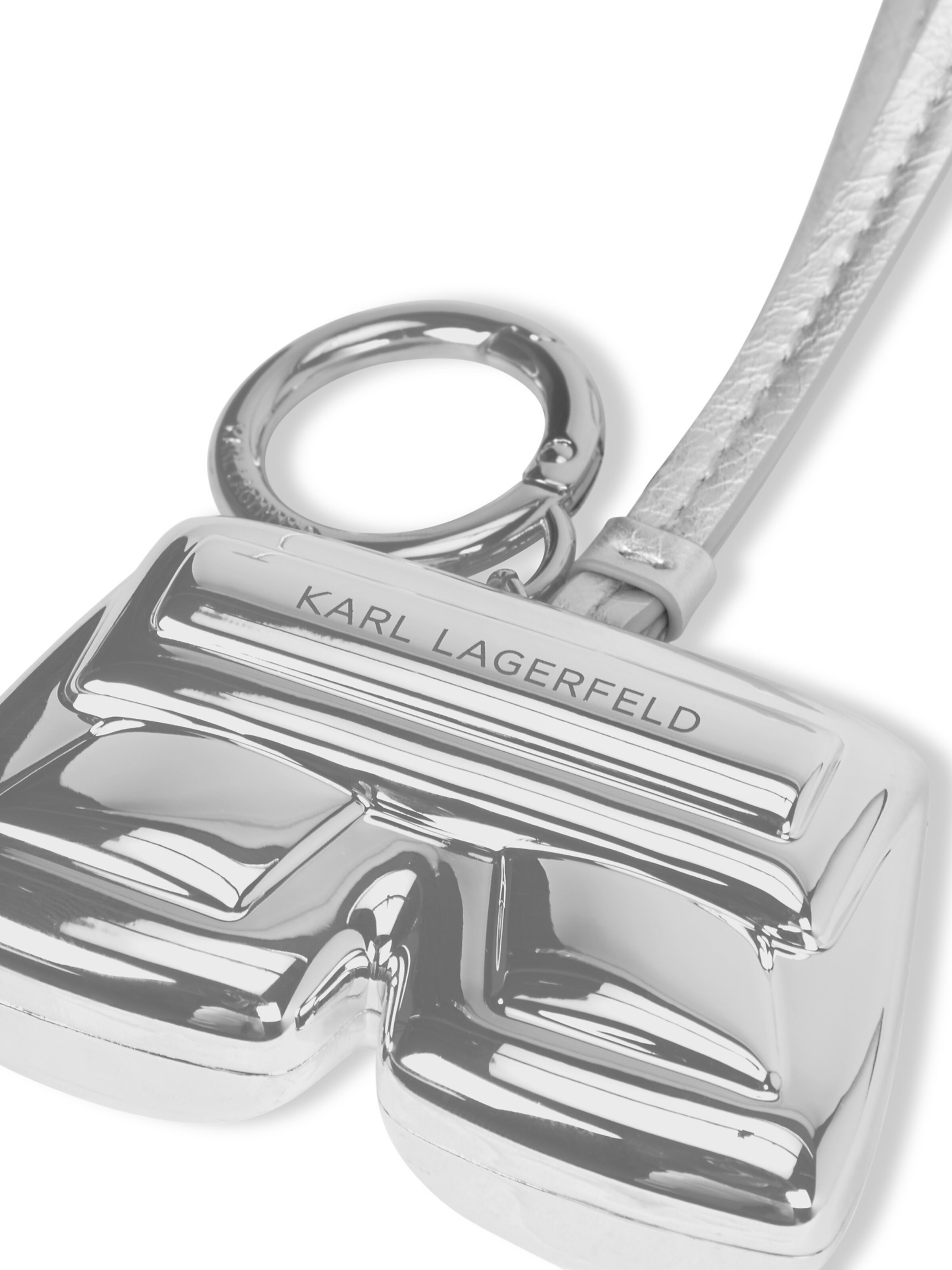 Karl Lagerfeld Брелок 'Ikon' в Серебристый
