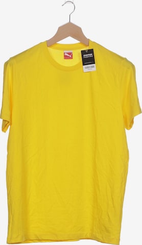 PUMA T-Shirt XXL in Gelb: Vorderseite