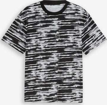 TOM TAILOR DENIM T-Shirt in Schwarz: Vorderseite