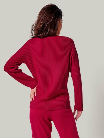 YOU LOOK PERFECT Sweater 'BLOSSOM' in Red