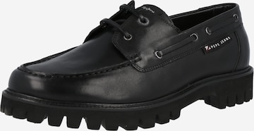 Pepe Jeans - Zapatos con cordón en negro: frente