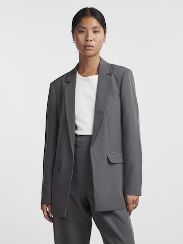 PIECES Blazer 'Bossy' in Grey: front