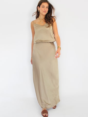 Honnête Atelier Skirt 'Tori' in Brown: front