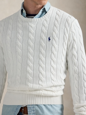 Polo Ralph Lauren Regular fit Πουλόβερ 'Driver' σε λευκό