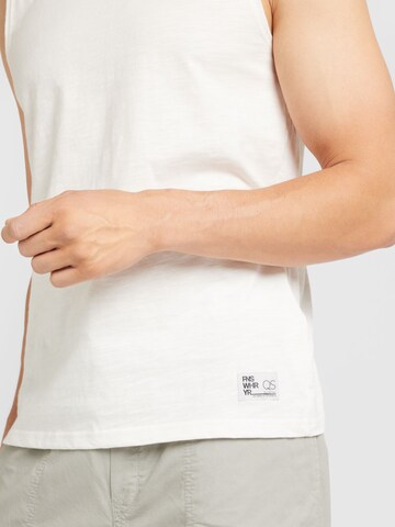 T-Shirt QS en blanc