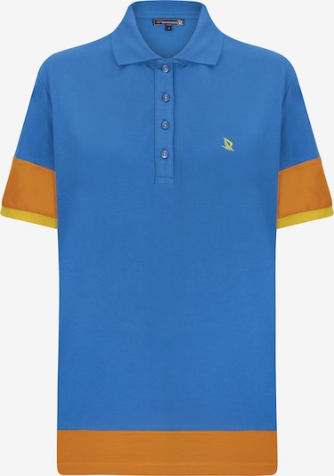 Marškinėliai iš Giorgio di Mare, spalva – mėlyna / geltona / oranžinė, Prekių apžvalga