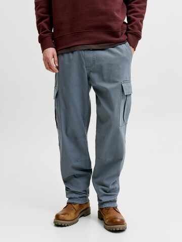 JACK & JONES - Tapered Pantalón cargo 'JPSTKane Dylan' en gris: frente