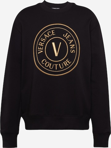 Versace Jeans CoutureSweater majica '76UP306' - crna boja: prednji dio