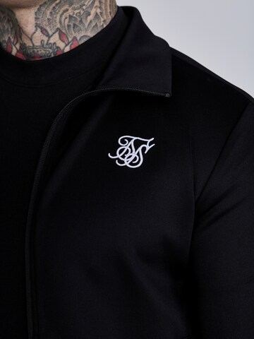 Veste de survêtement 'Essentials' SikSilk en noir