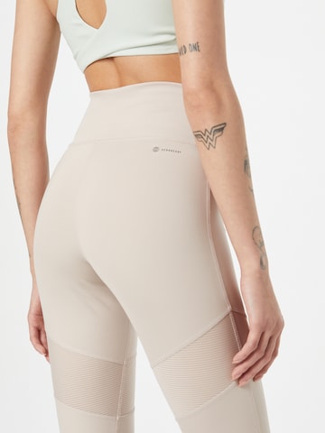 ADIDAS PERFORMANCE Skinny Workout Pants 'Train Essentials Dance High-Waisted ' in Beige