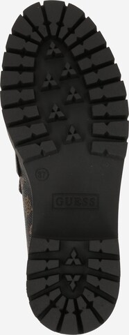 GUESS Loafer 'WANYE' värissä ruskea