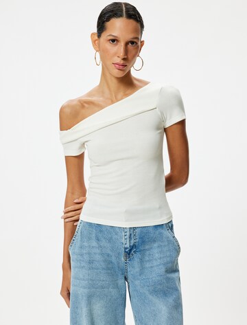 Koton Shirt in Beige: voorkant