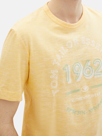 T-Shirt TOM TAILOR en jaune