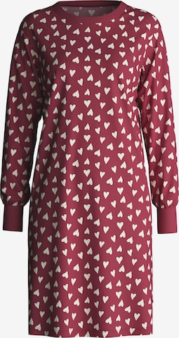 Camicia da notte 'Cotton Special' di CALIDA in rosso: frontale