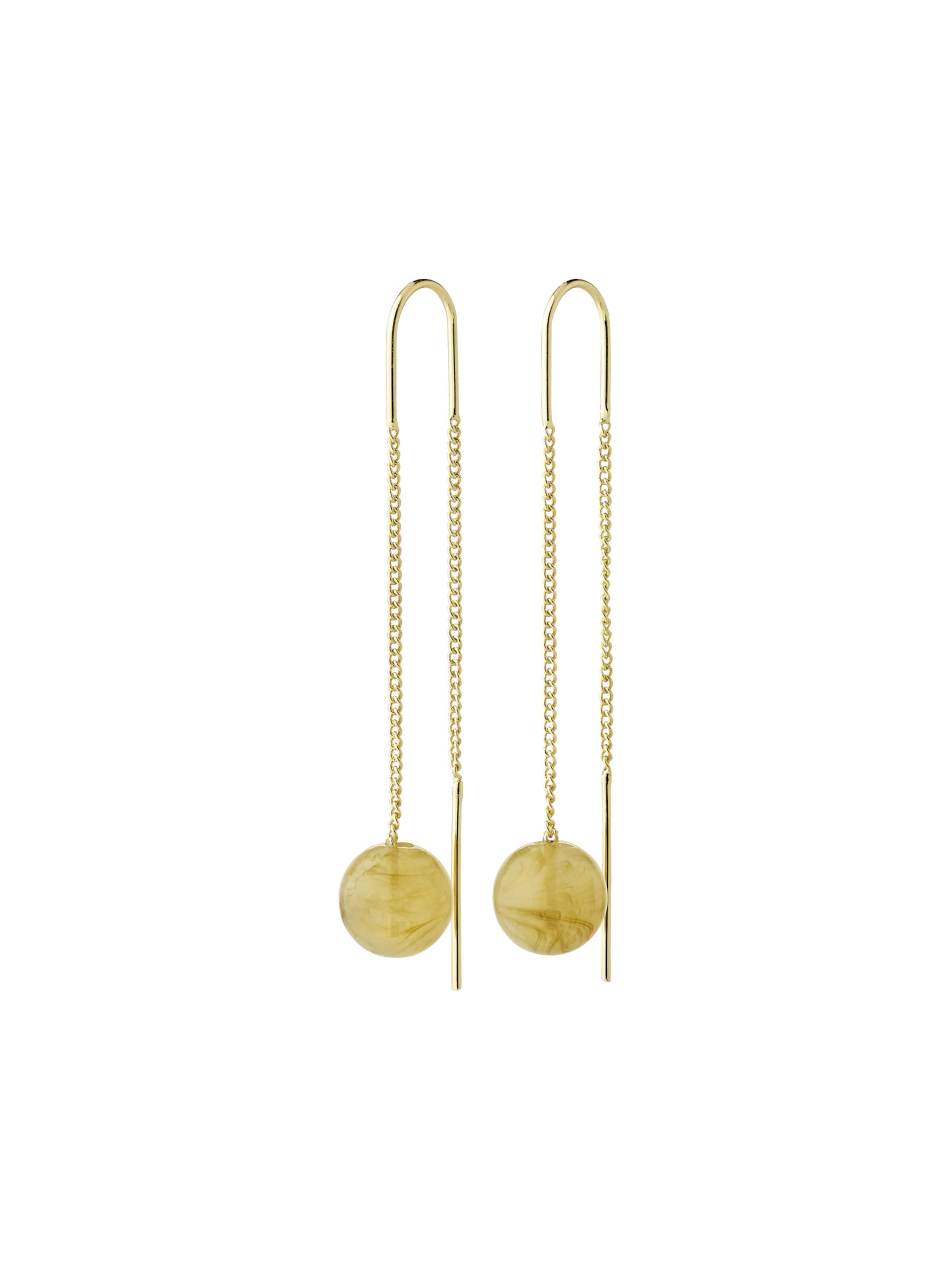 Pilgrim Ohrringe 'Root' in Gold: Vorderseite