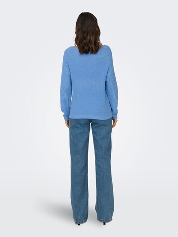 JDY Sweater 'JUSTY MAYA' in Blue