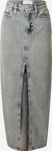Calvin Klein Jeans Rok in Blauw: voorkant