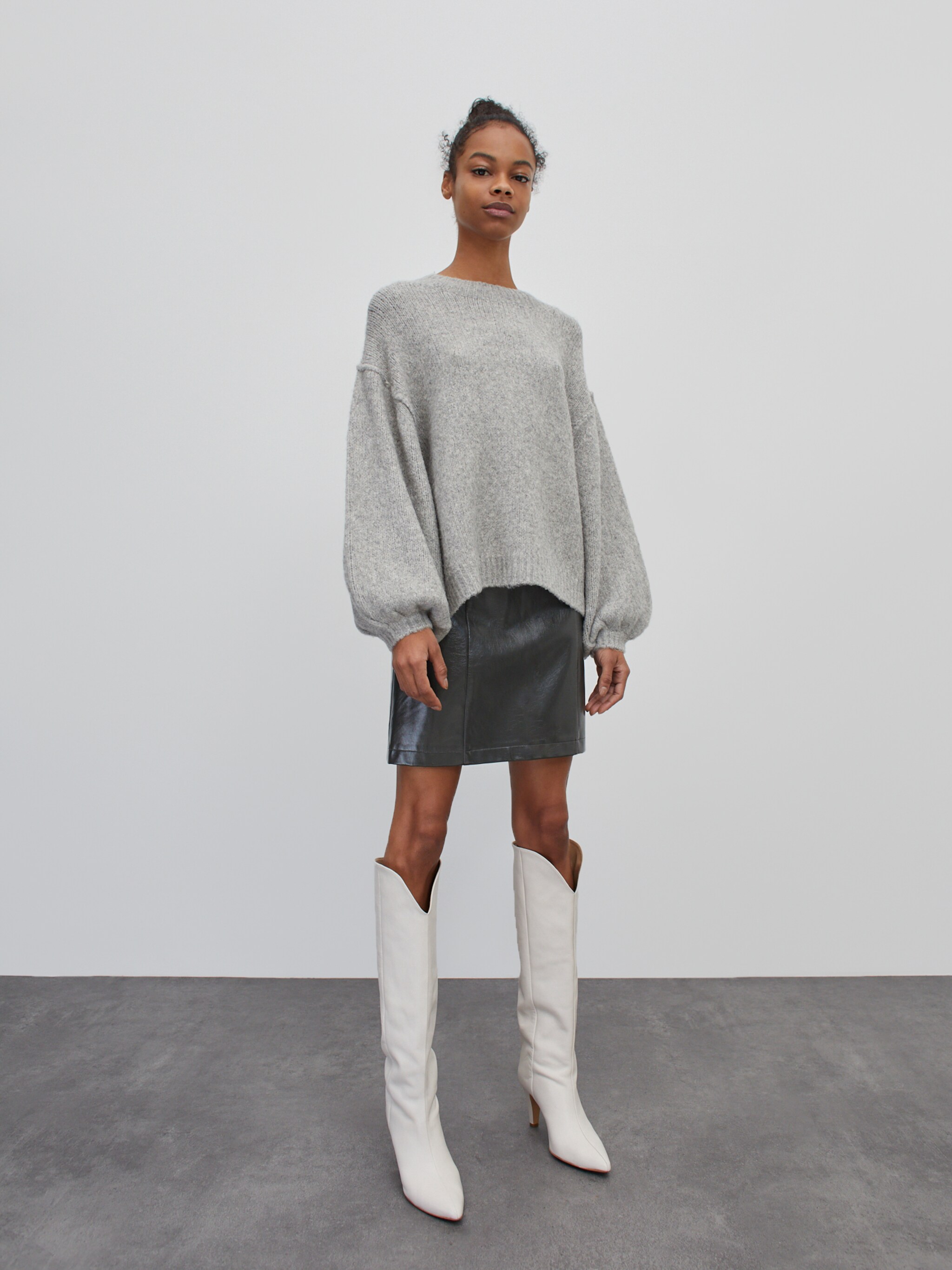 EDITED Produits Pull-over 'Luisa' gris