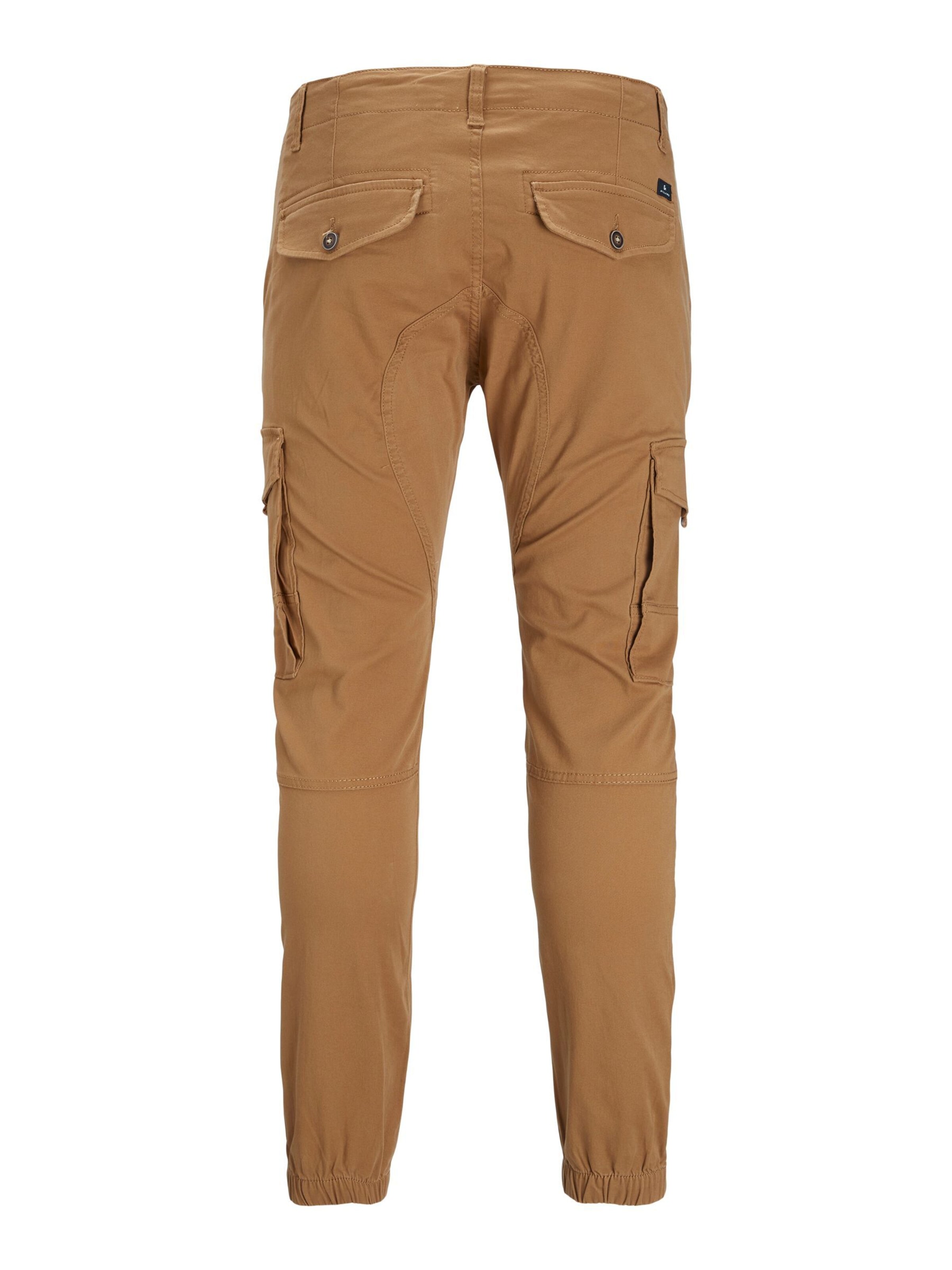 JACK & JONES Slimfit Cargobyxa 'JJIPaul JJFlake' i brun