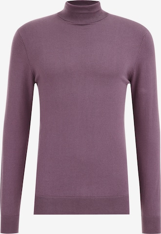 WE Fashion Sweater in Purple: front