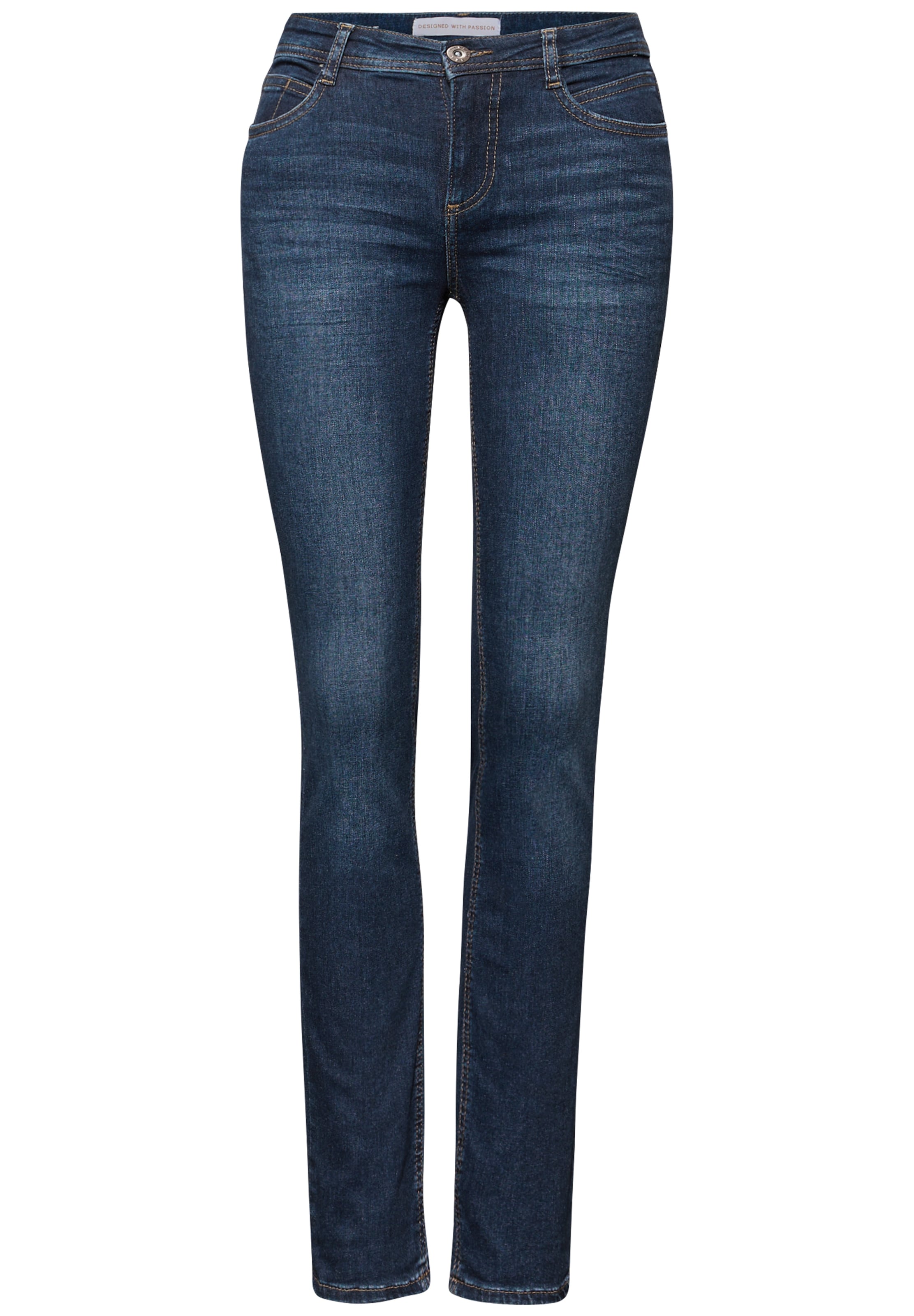 STREET ONE Slim fit Jeans in Blue: front