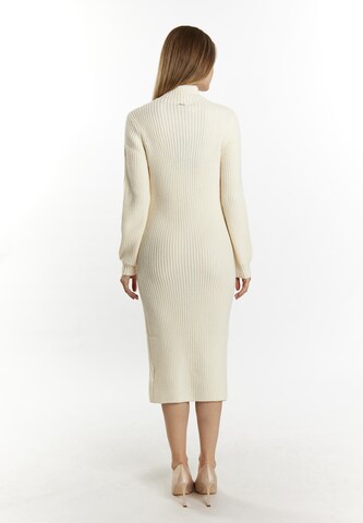 DreiMaster Klassik Knit dress 'Casnagie' in White