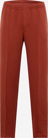 Pantalon 'Ken' WEEKDAY en marron : devant