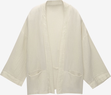 Kimono Pull&Bear en beige : devant