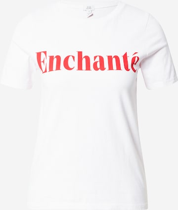 balta River Island Marškinėliai 'ENCHANTE': priekis