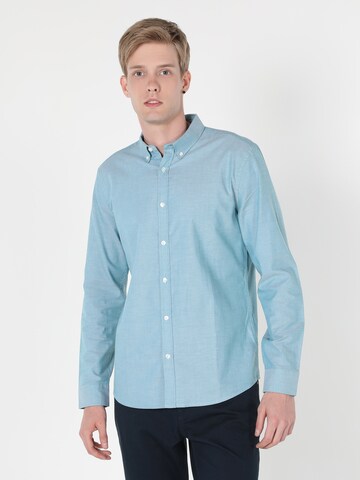 COLINS Regular Fit Hemd in Blau