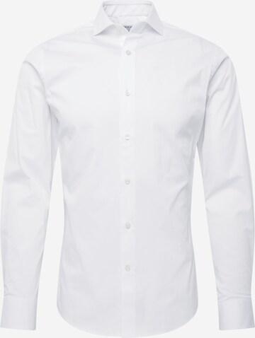 Tiger of Sweden Slim fit Overhemd 'FARRELL 5' in Wit: voorkant