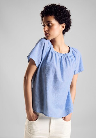 STREET ONE Bluse in Blau: Vorderseite