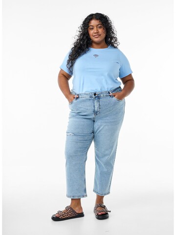 T-shirt 'Livia' Zizzi en bleu