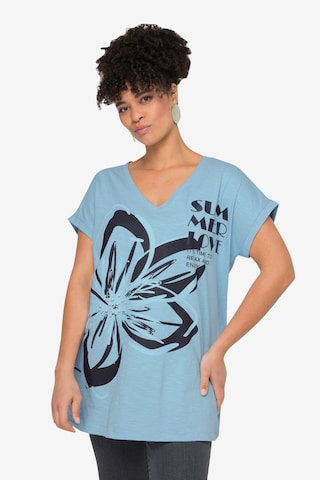 T-shirt MIAMODA en bleu : devant