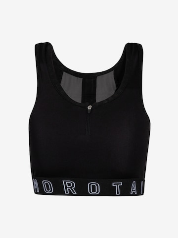 Bustier Soutien-gorge de sport 'NAKA' MOROTAI en noir : devant