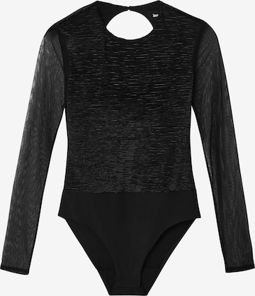 Desigual Shirt Bodysuit in Black: front