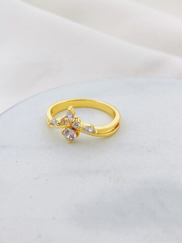 Hey Happiness Ring 'Crown' in Goud