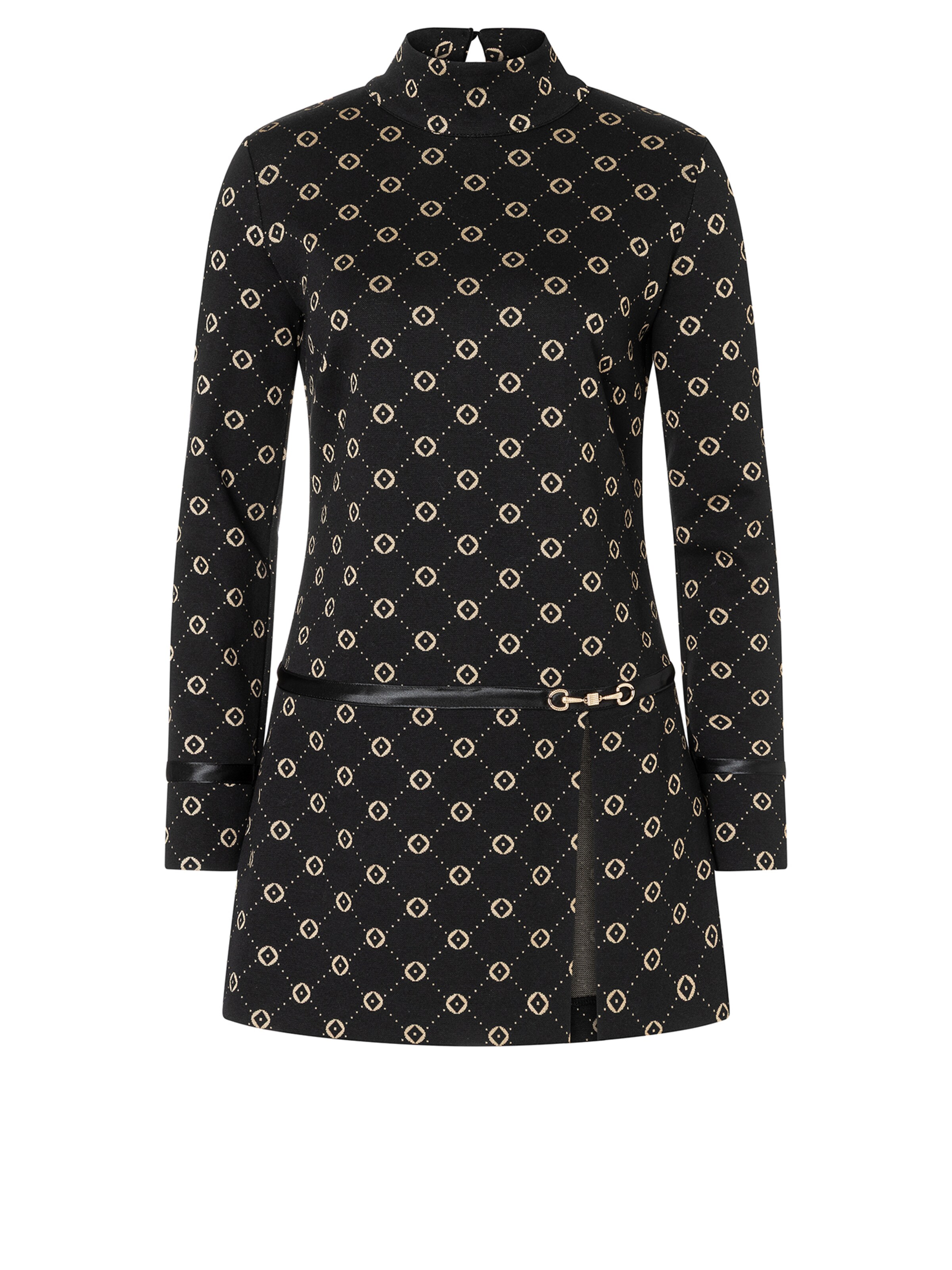 Ana Alcazar Top 'Arosa' in Zwart: voorkant