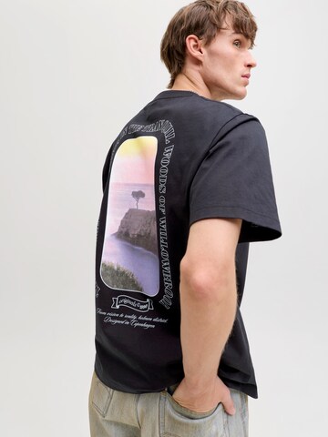 JACK & JONES Paita 'JORMONTAUK' värissä musta