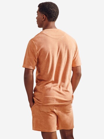 ESSENZA Pajama Shirt 'Philip' in Orange