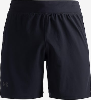 Regular Pantalon de sport UNDER ARMOUR en bleu : devant