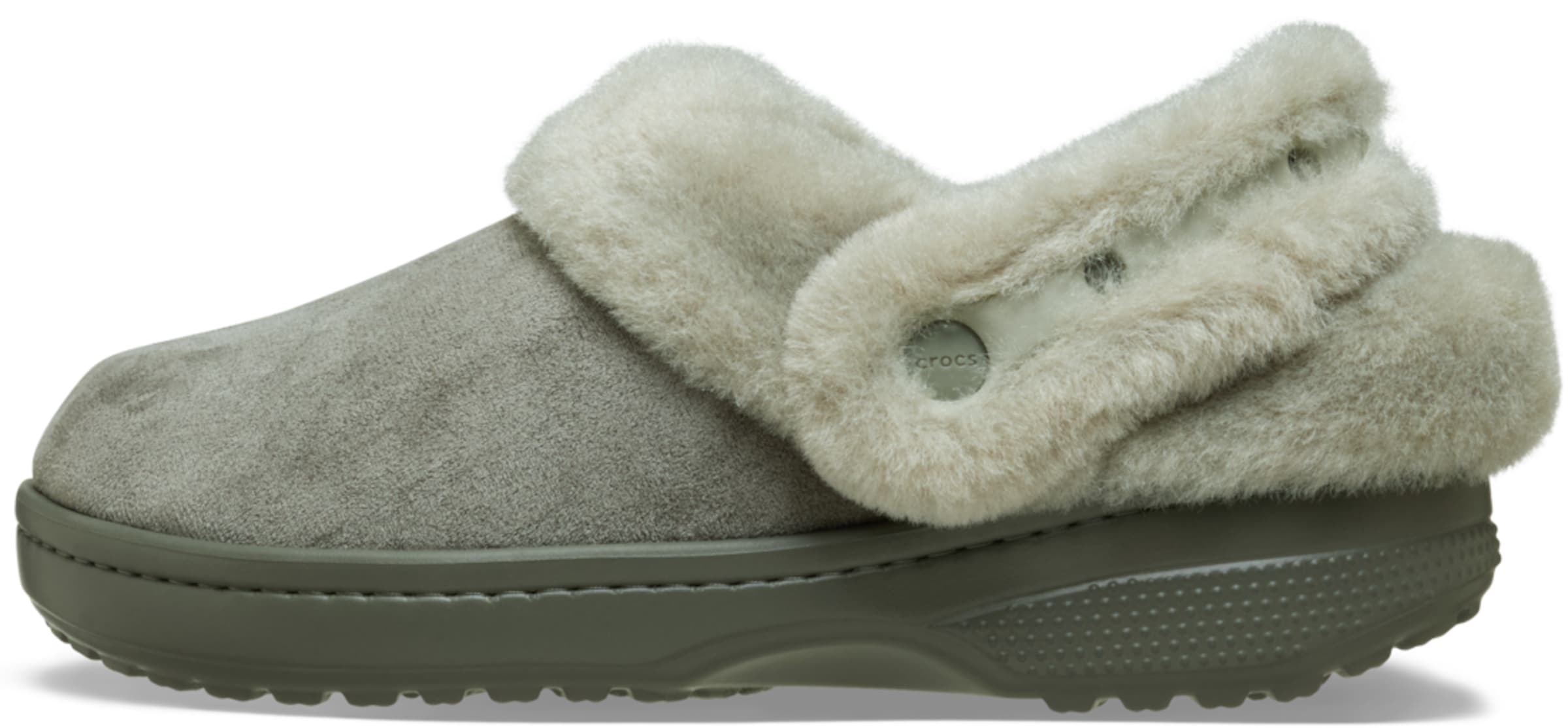 Crocs Clogs 'Classic' in Grey: front