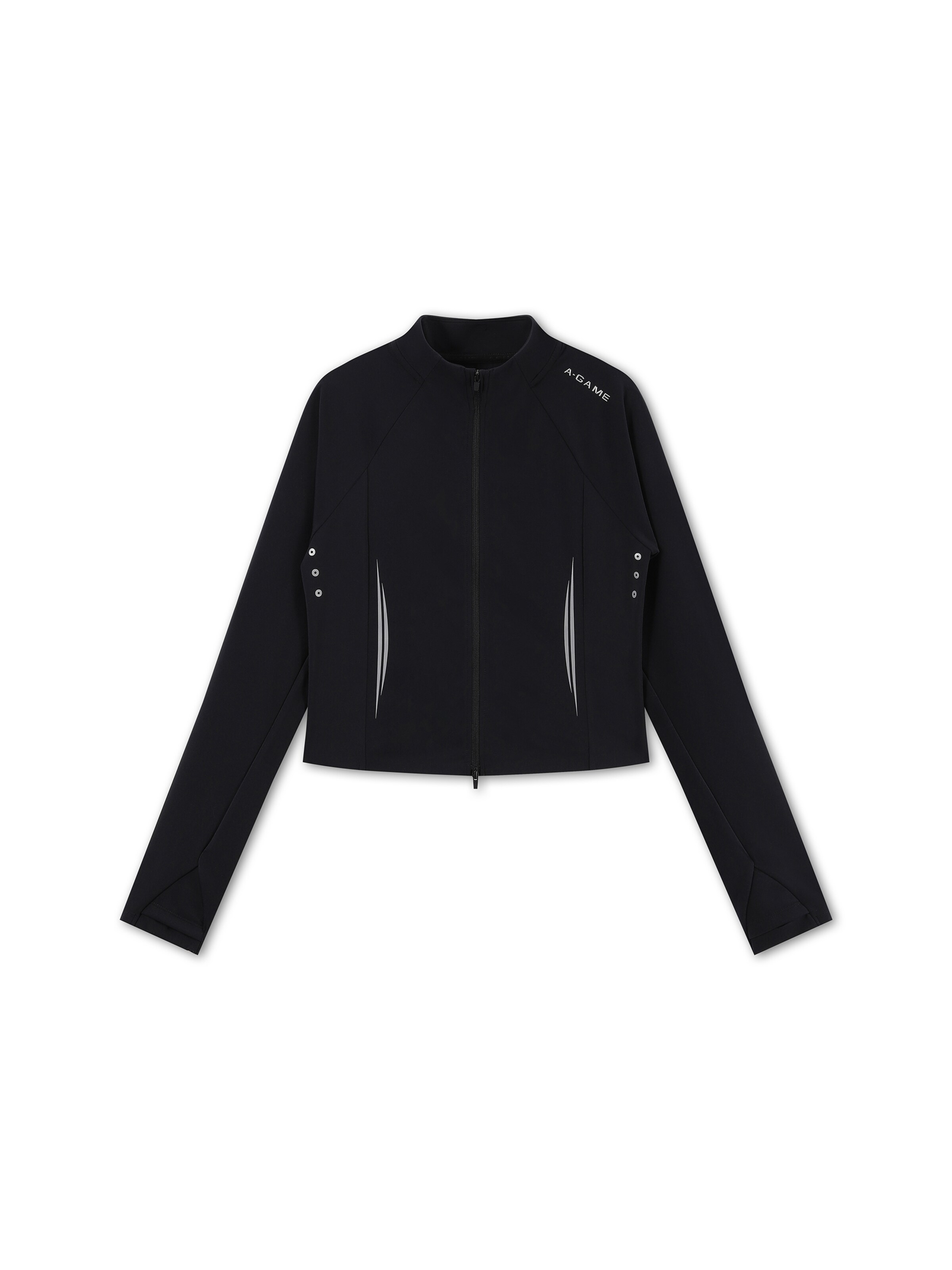 A-Game - Chaqueta de chándal en negro: frente