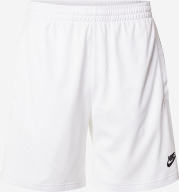 Nike Sportswear Штаны в Белый: спереди