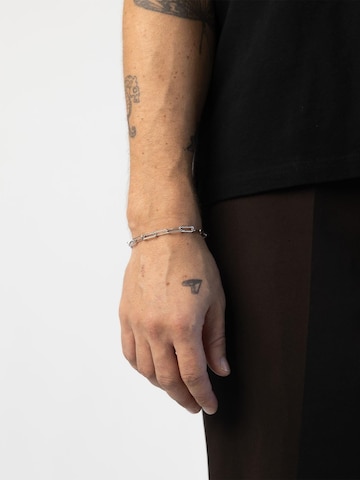 warpedsense Bracelet 'Paperclip' in Silver