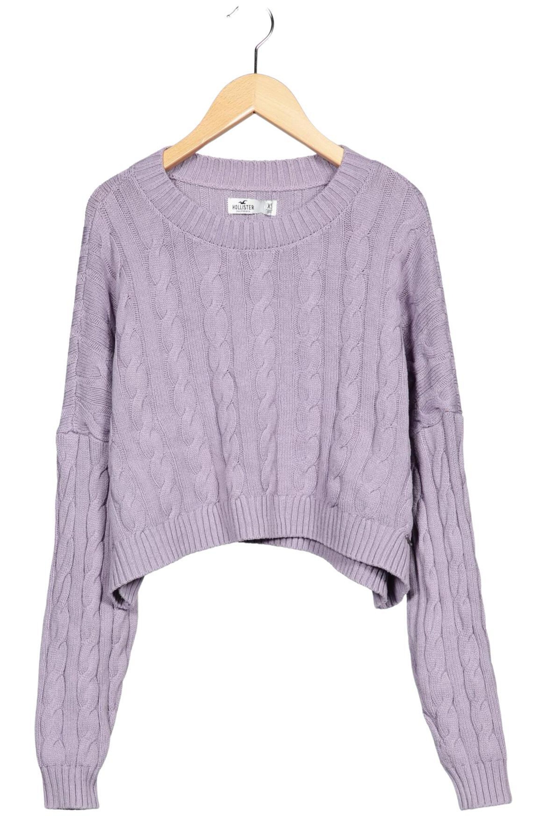 HOLLISTER Sweater & Cardigan in XS in Purple: front