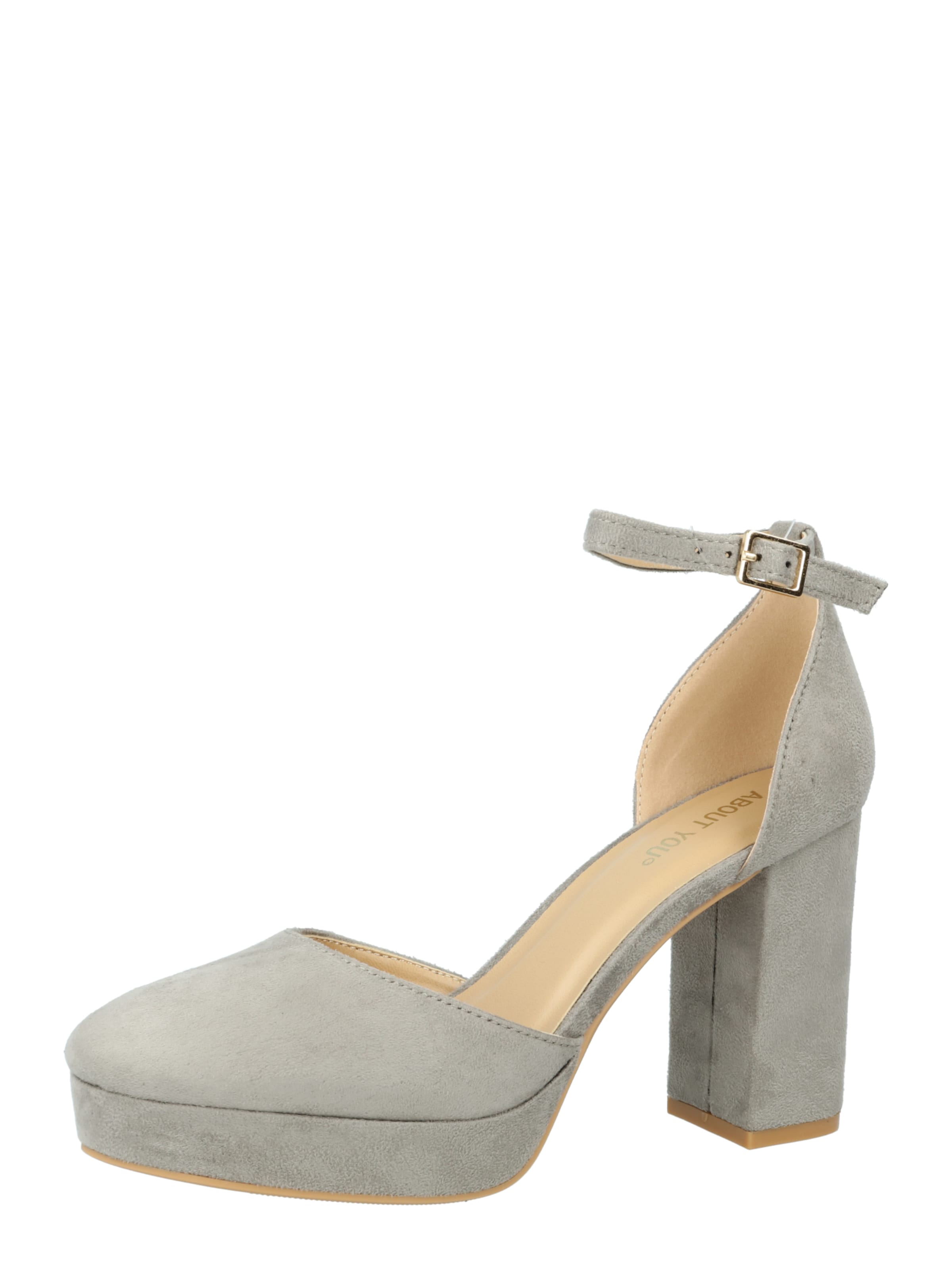 ABOUT YOU - Sapatos de salto &#x27;Alissa&#x27; em cinzento: frente